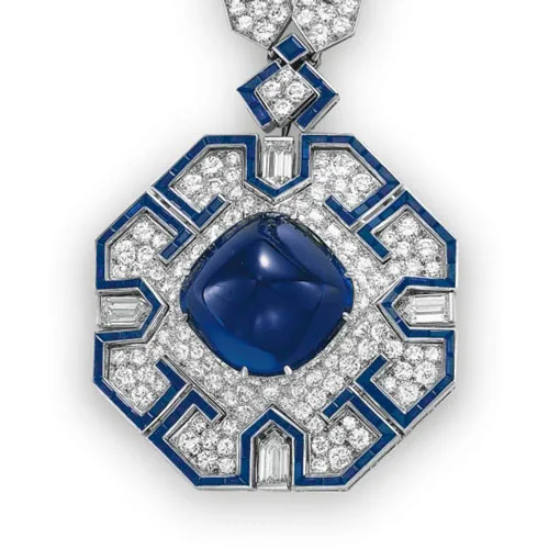 Elizabeth Taylor Sapphire Necklace