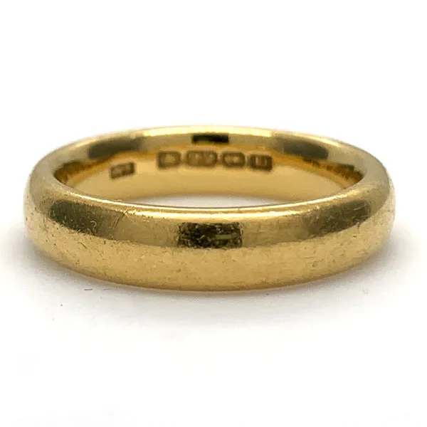 A Vintage 22ct Yellow Gold Wedding Ring