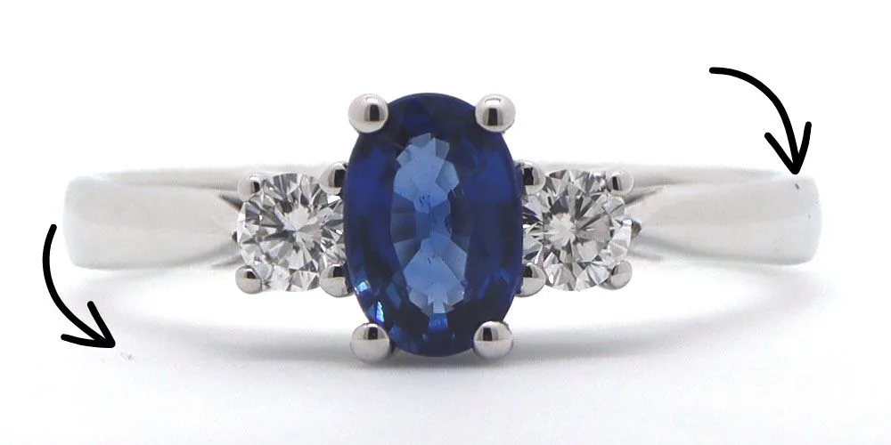 Imperfections on ring image