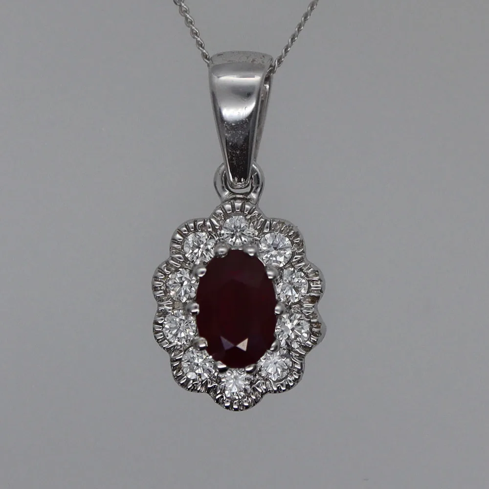 A picture of a Ruby pendant