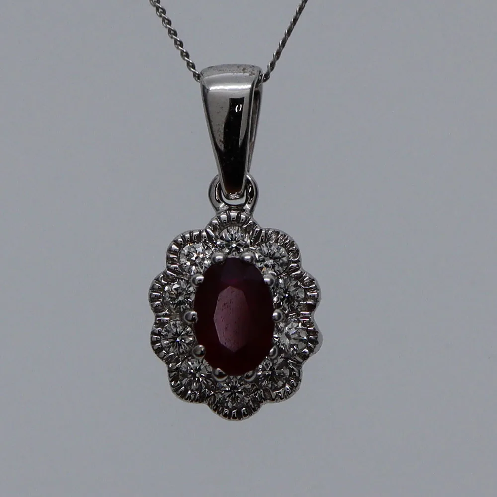 A picture of a Ruby pendant