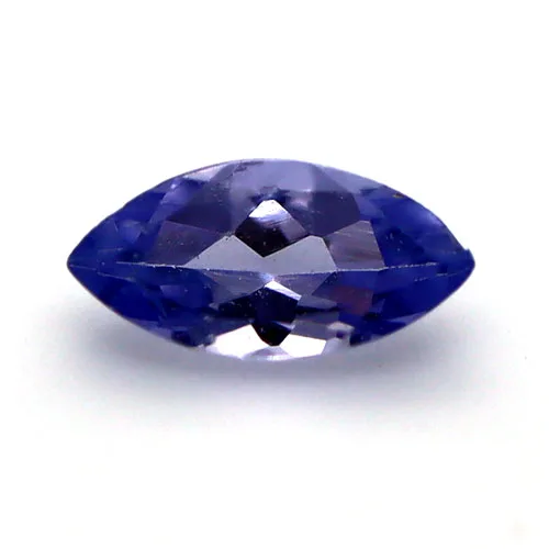A marquise cut Tanzanite gemstone