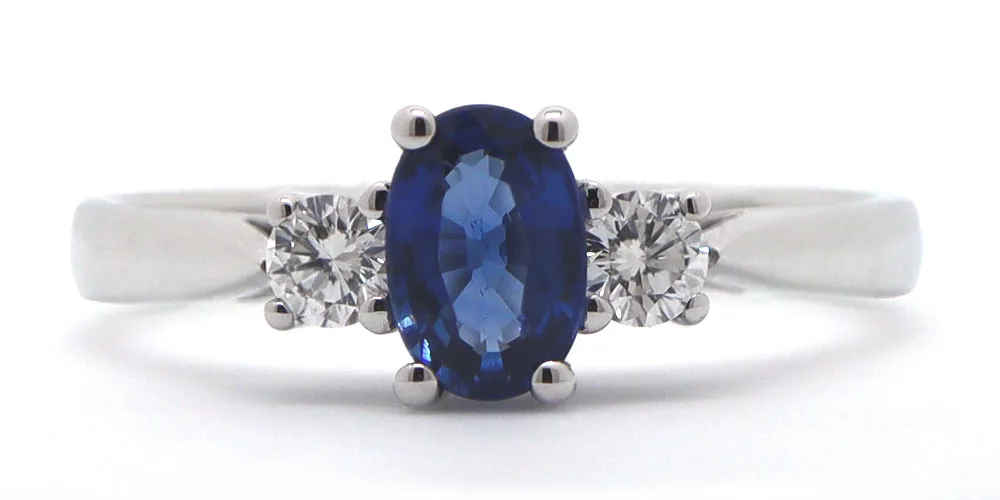 Product image of a Sapphire and Diamond ring