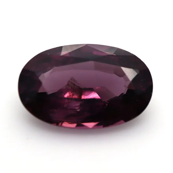 An oval pink spinel