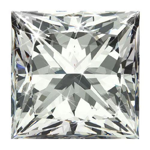 A Princess Cut Diamond