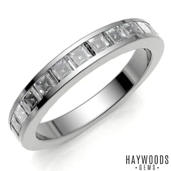 A channel set eternity ring