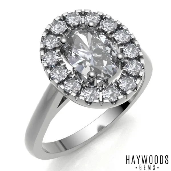 Halo Engagement Ring