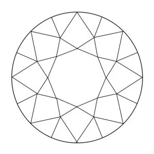 Old European Cut Drawing