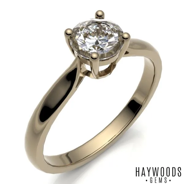 Solitaire Engagement Ring Prong