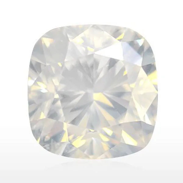 A Cushion Cut White Diamond