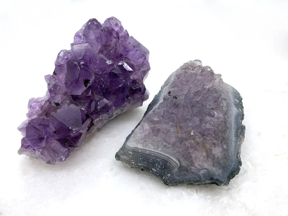 Colour fade in Amethyst Crystals
