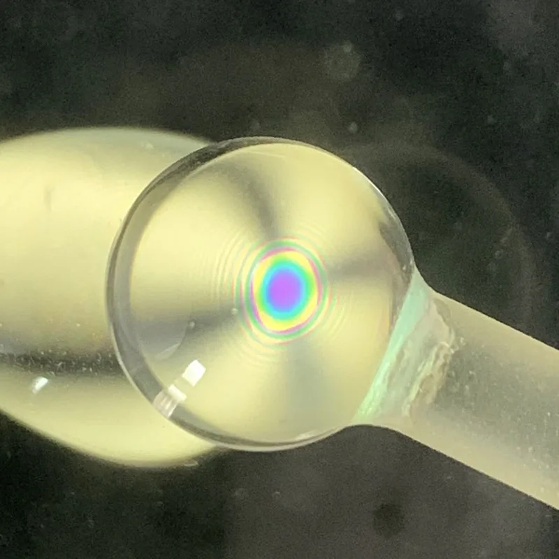 Bullseye interference figure in Quartz
