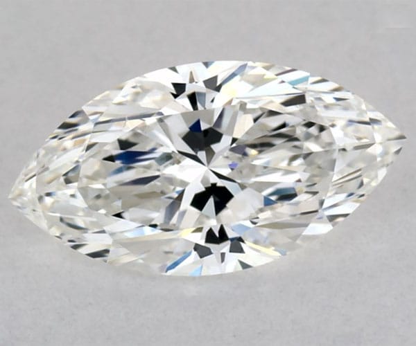 A G Colour Marquise Cut Diamond on a grey background
