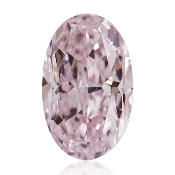 An Oval Cut Fancy Pink Diamond