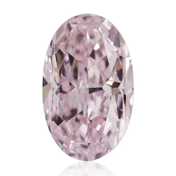 An Oval Cut Fancy Pink Diamond