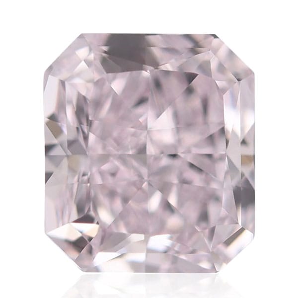 1.06 Carat Light Pink Radiant Cut Diamond