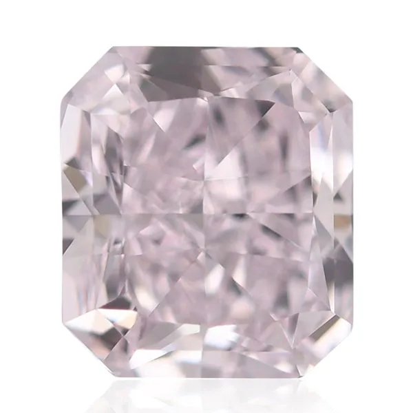 1.06 Carat Light Pink Radiant Cut Diamond