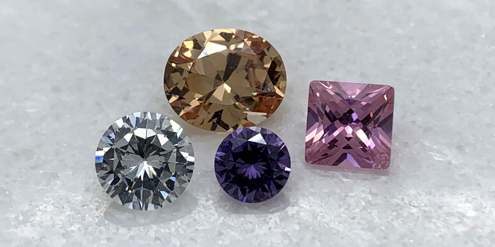 A selection of Cubic Zirconia