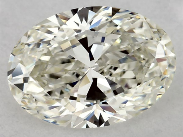 A J Colour Oval Diamond