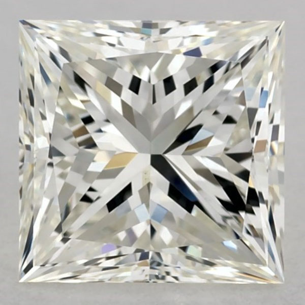 A J Colour Princess Cut Diamond