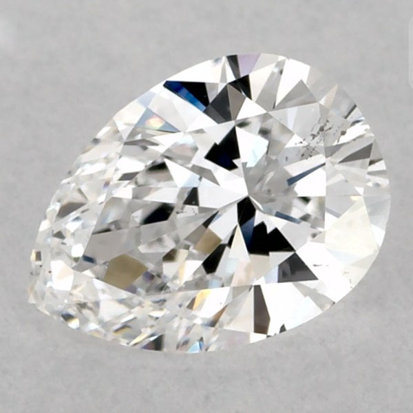 A Pear Cut Diamond with a 1.37 length to width ratio