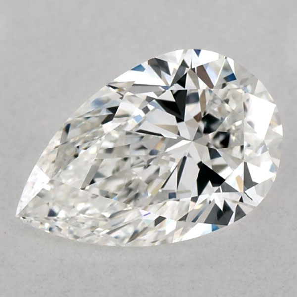 A G Colour Pear Cut Diamond