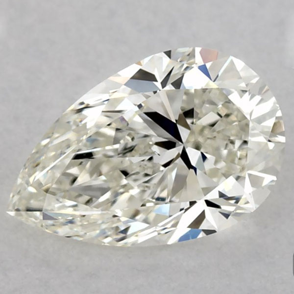 A J Colour Pear Cut Diamond