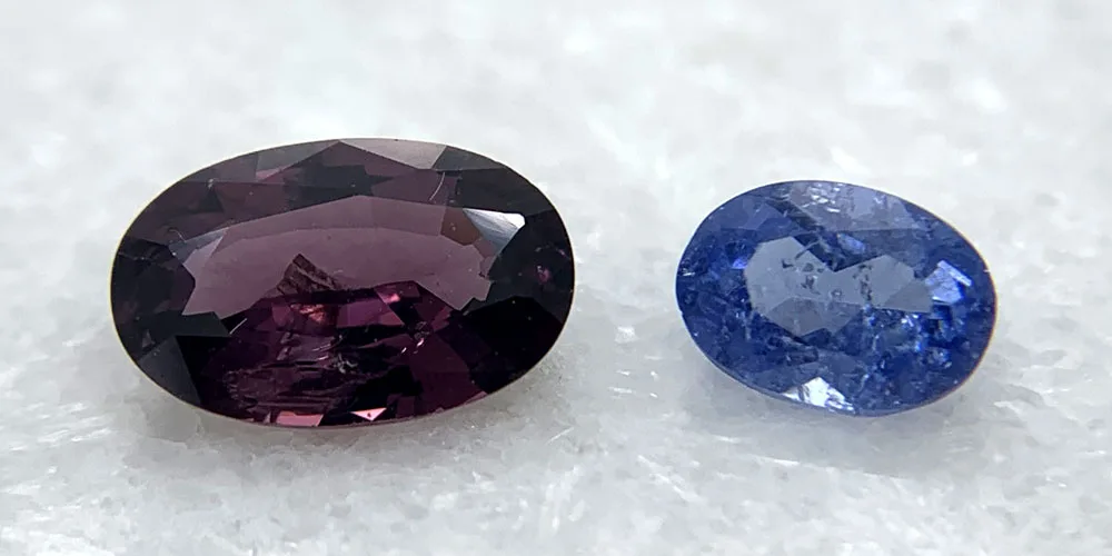 Two Spinel gemstones